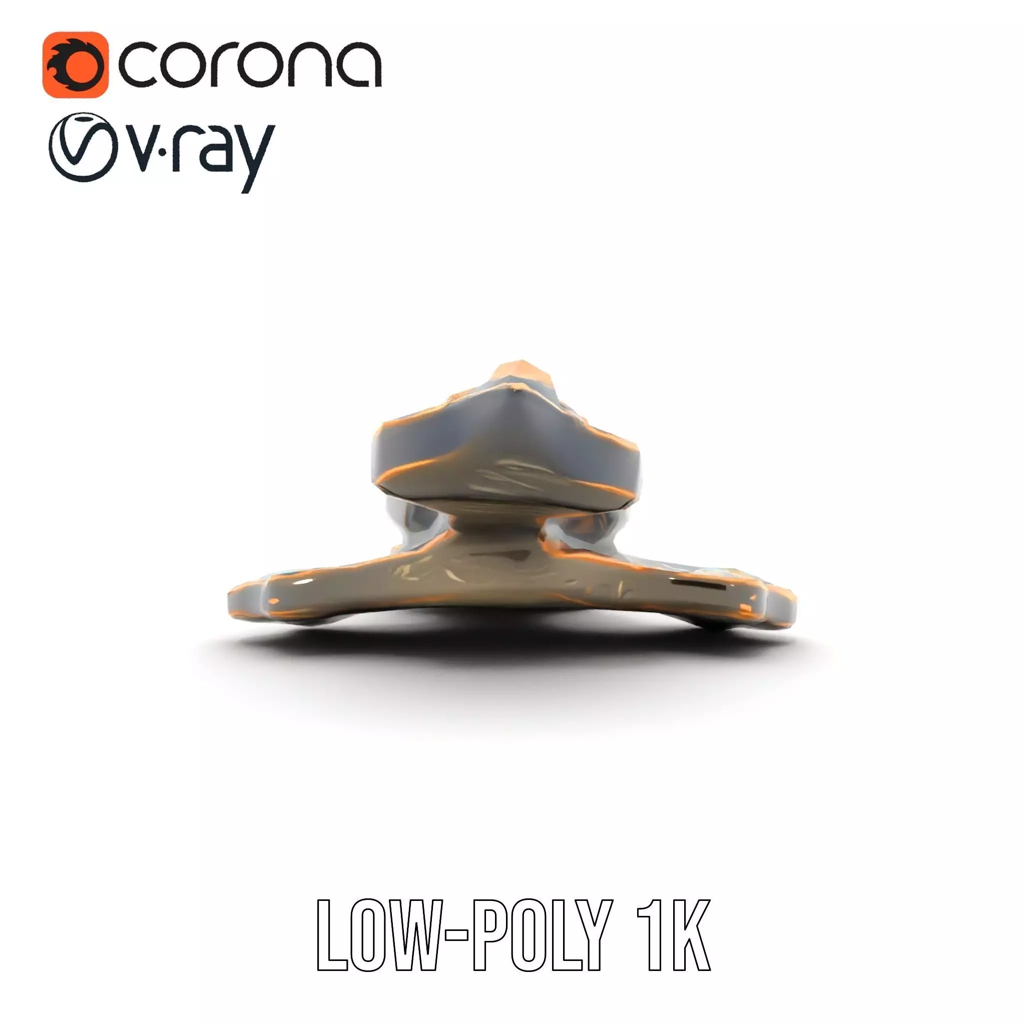 Antique Bronze Ornament model pack Low-poly 3D model_31