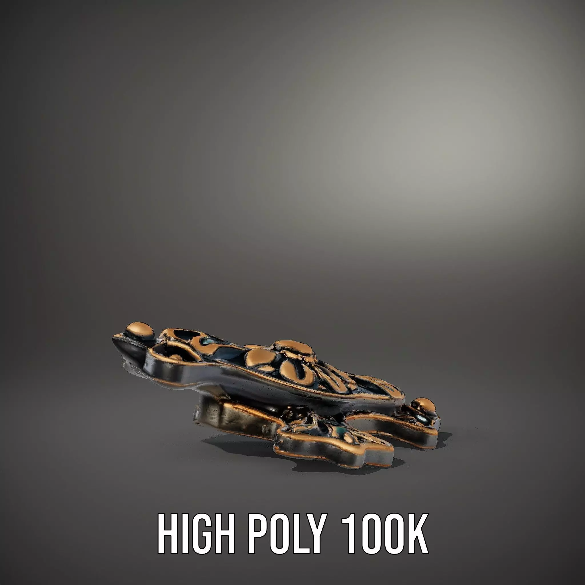 Antique Bronze Ornament model pack Low-poly 3D model_9