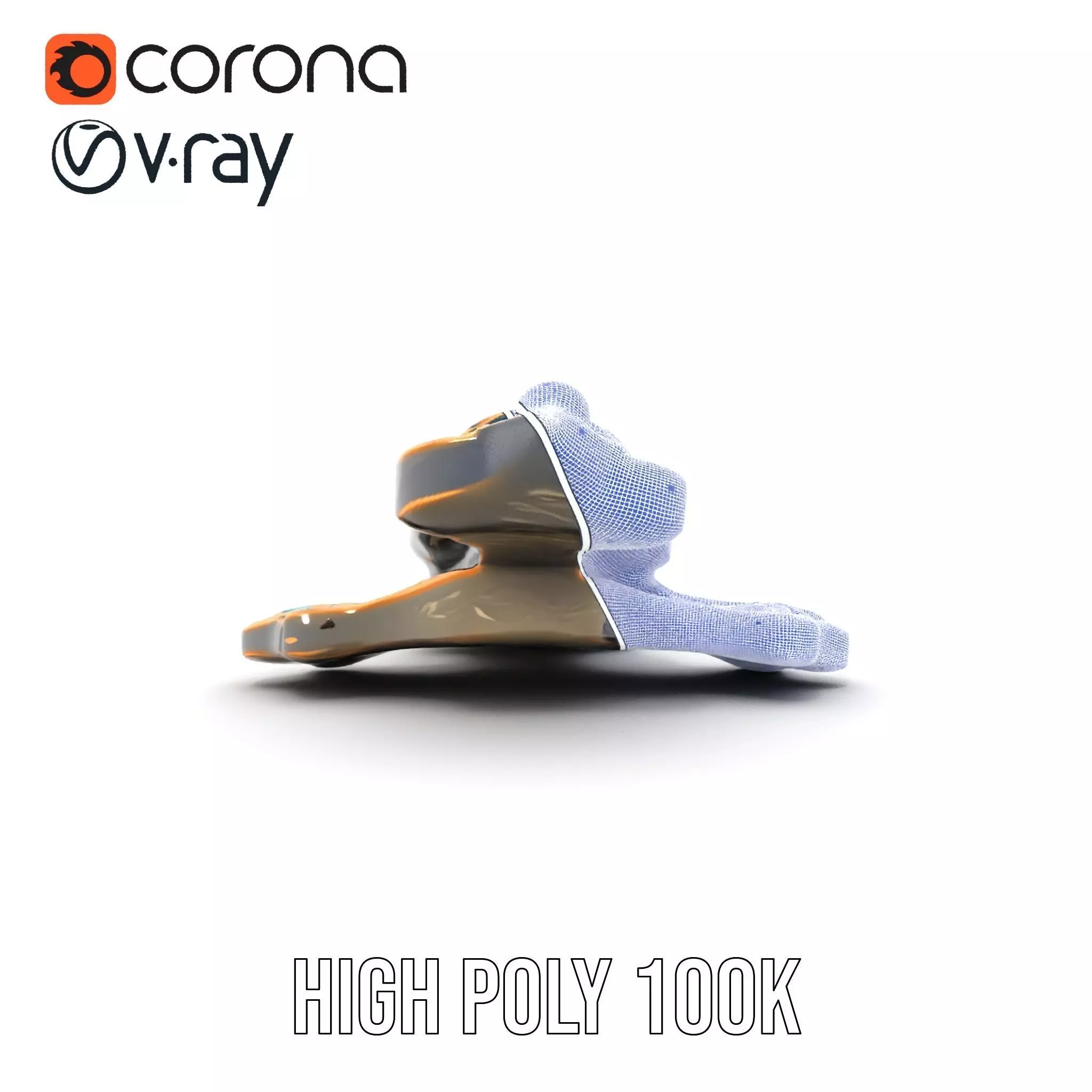 Antique Bronze Ornament model pack Low-poly 3D model_35