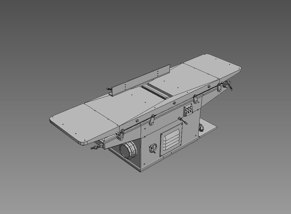 jointer 1 workbench Low-poly 3D model_9