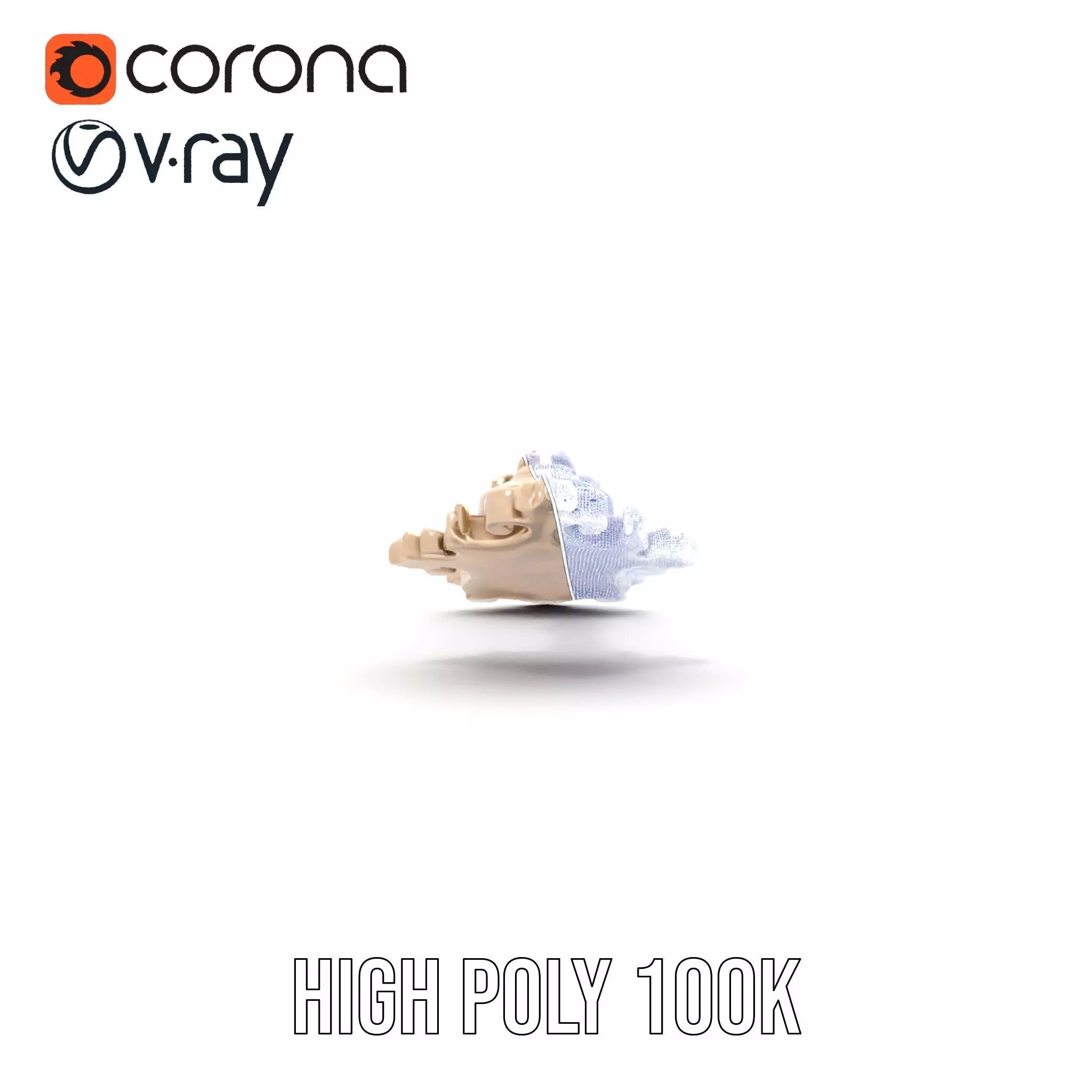 Ornate Brass Handle model pack Low-poly 3D model_35