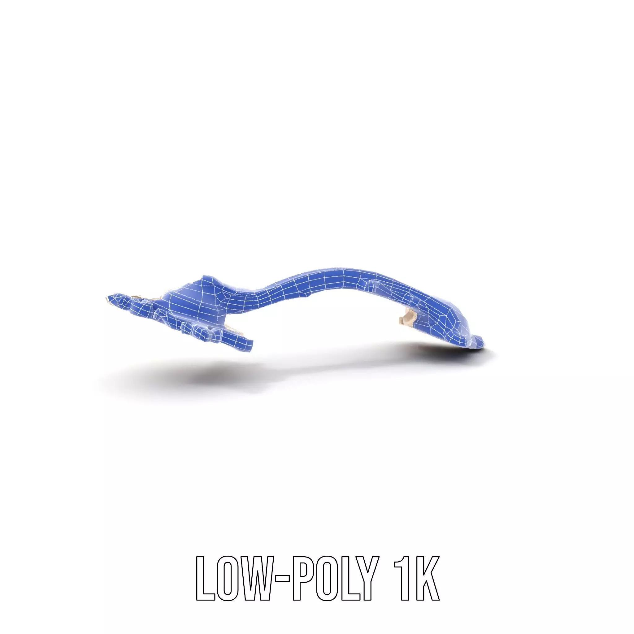 Ornate Brass Handle model pack Low-poly 3D model_8