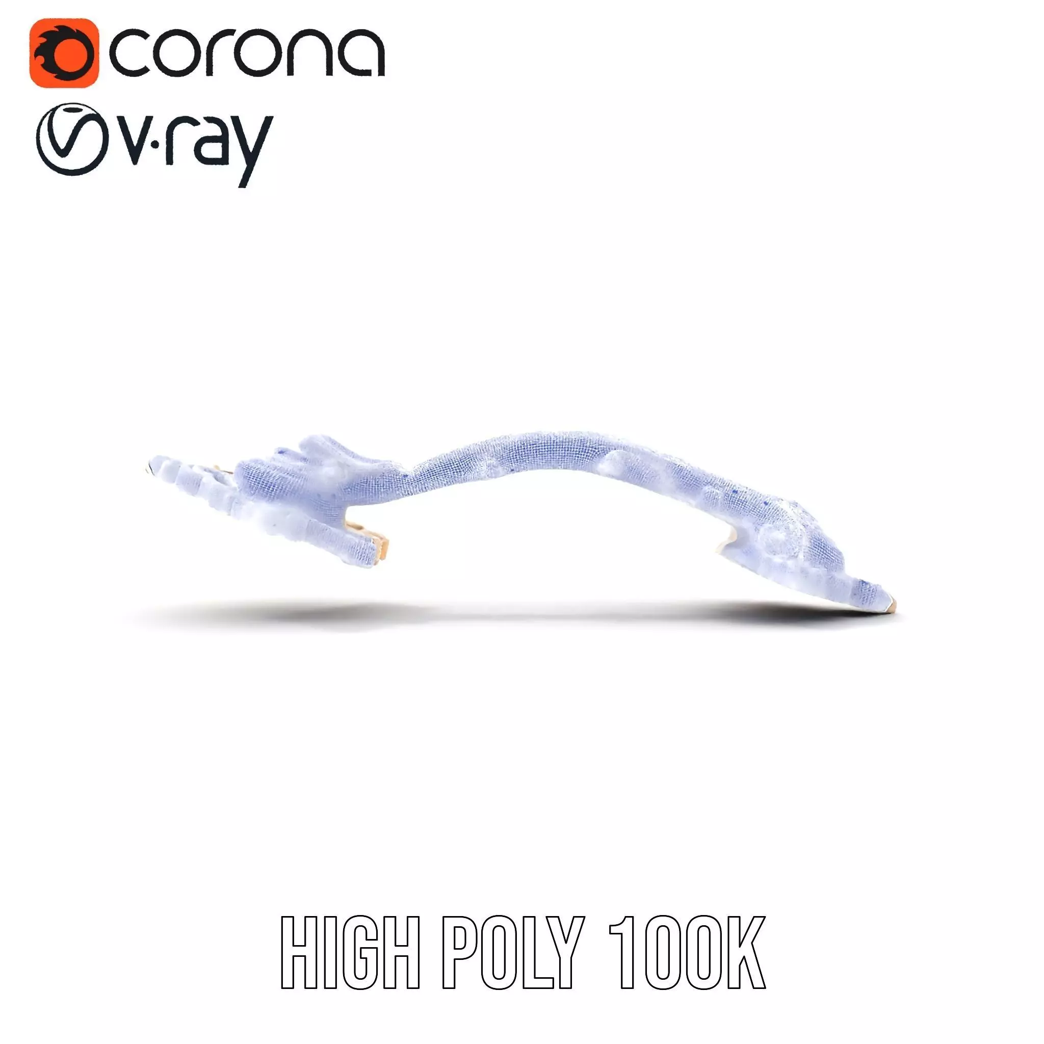 Ornate Brass Handle model pack Low-poly 3D model_33