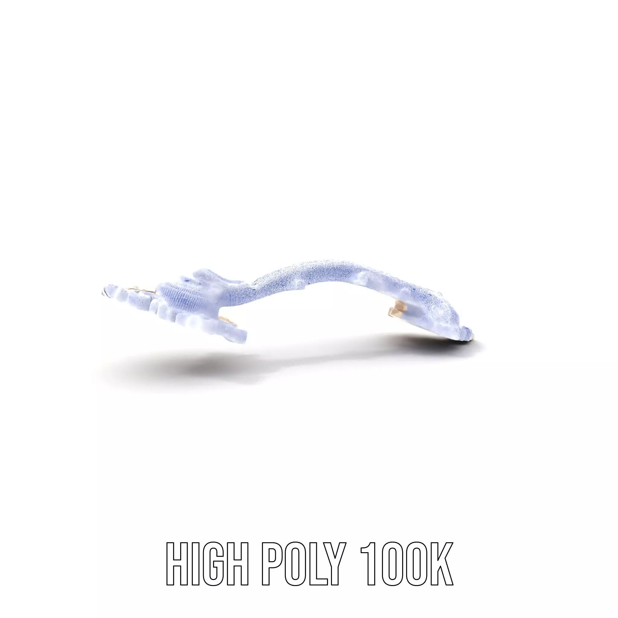 Ornate Brass Handle model pack Low-poly 3D model_5