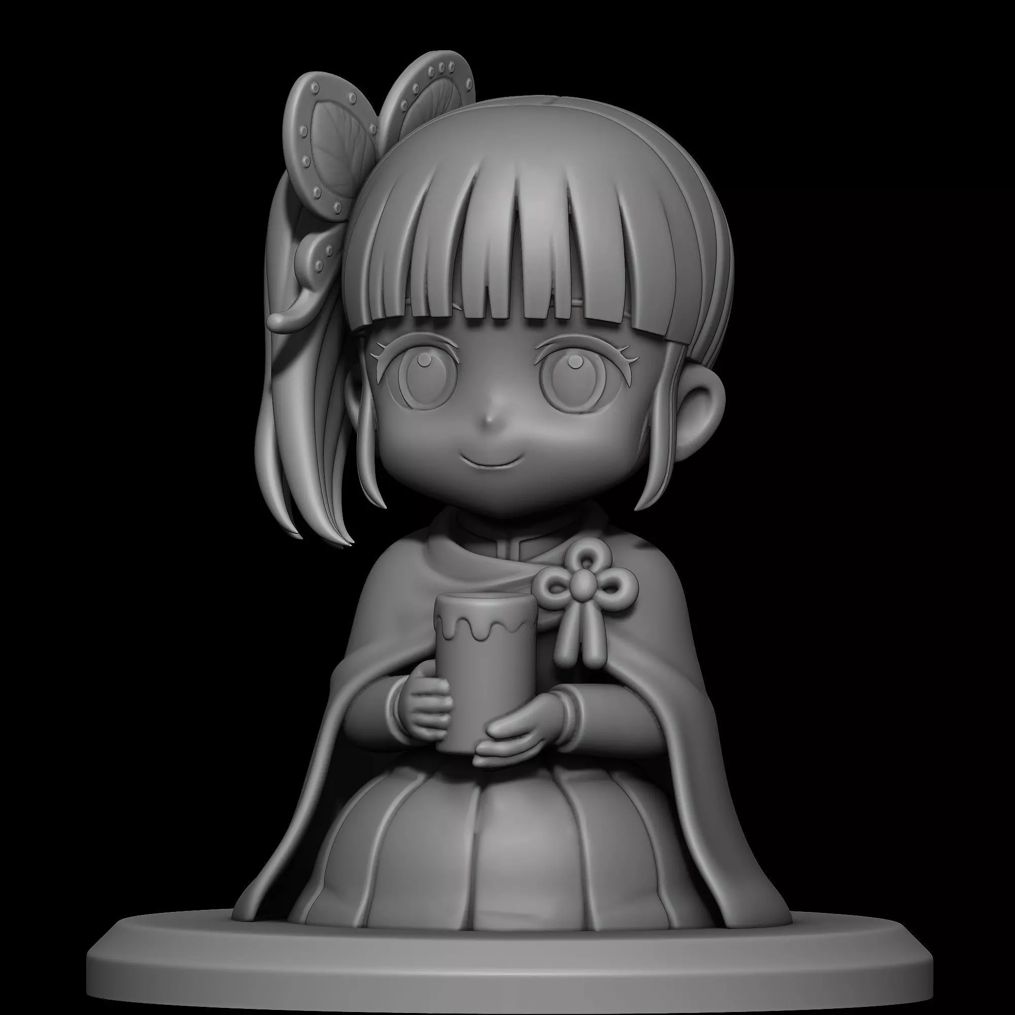Kanao CHibi  Kimetsu no Yaiba 3D print model_1