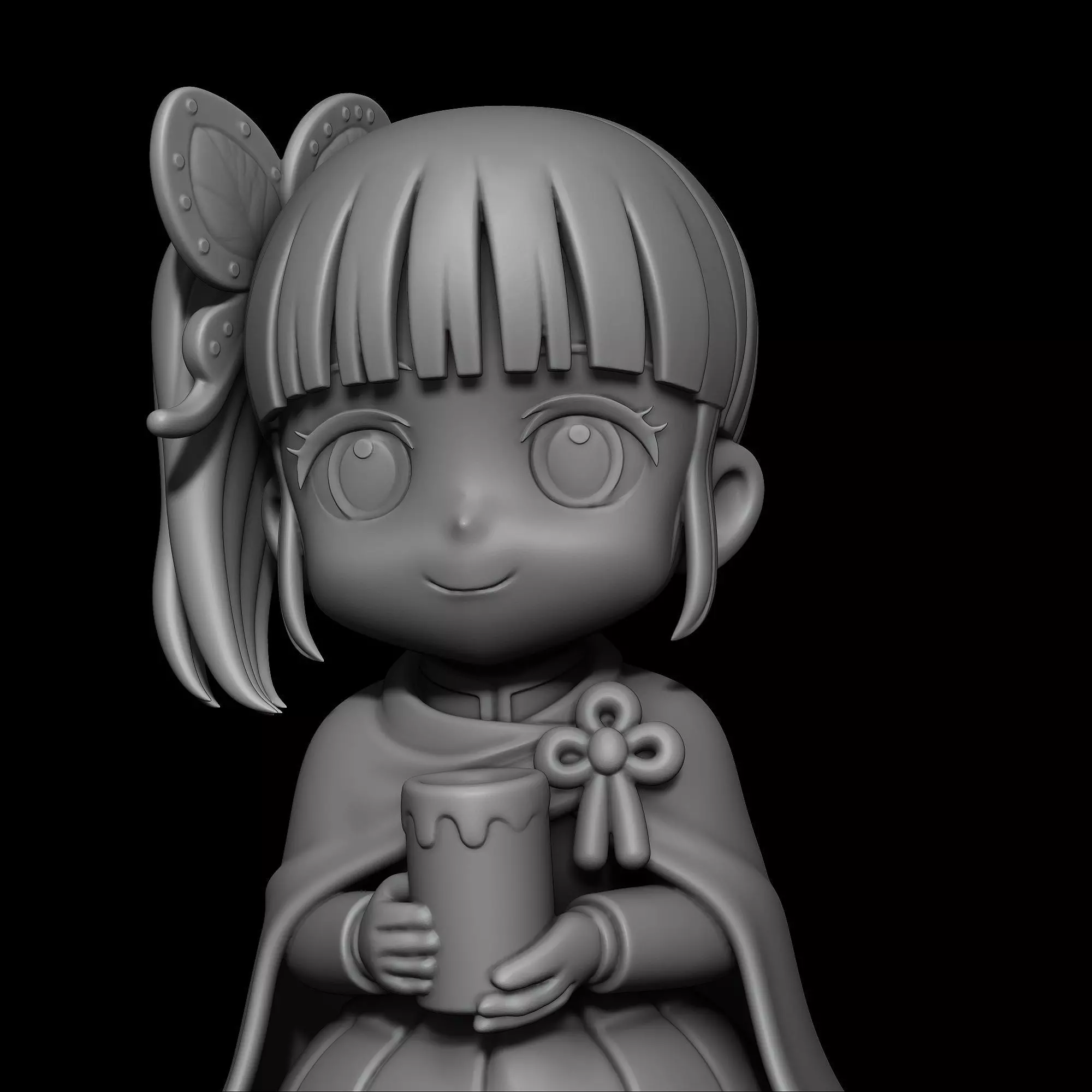 Kanao CHibi  Kimetsu no Yaiba 3D print model_5