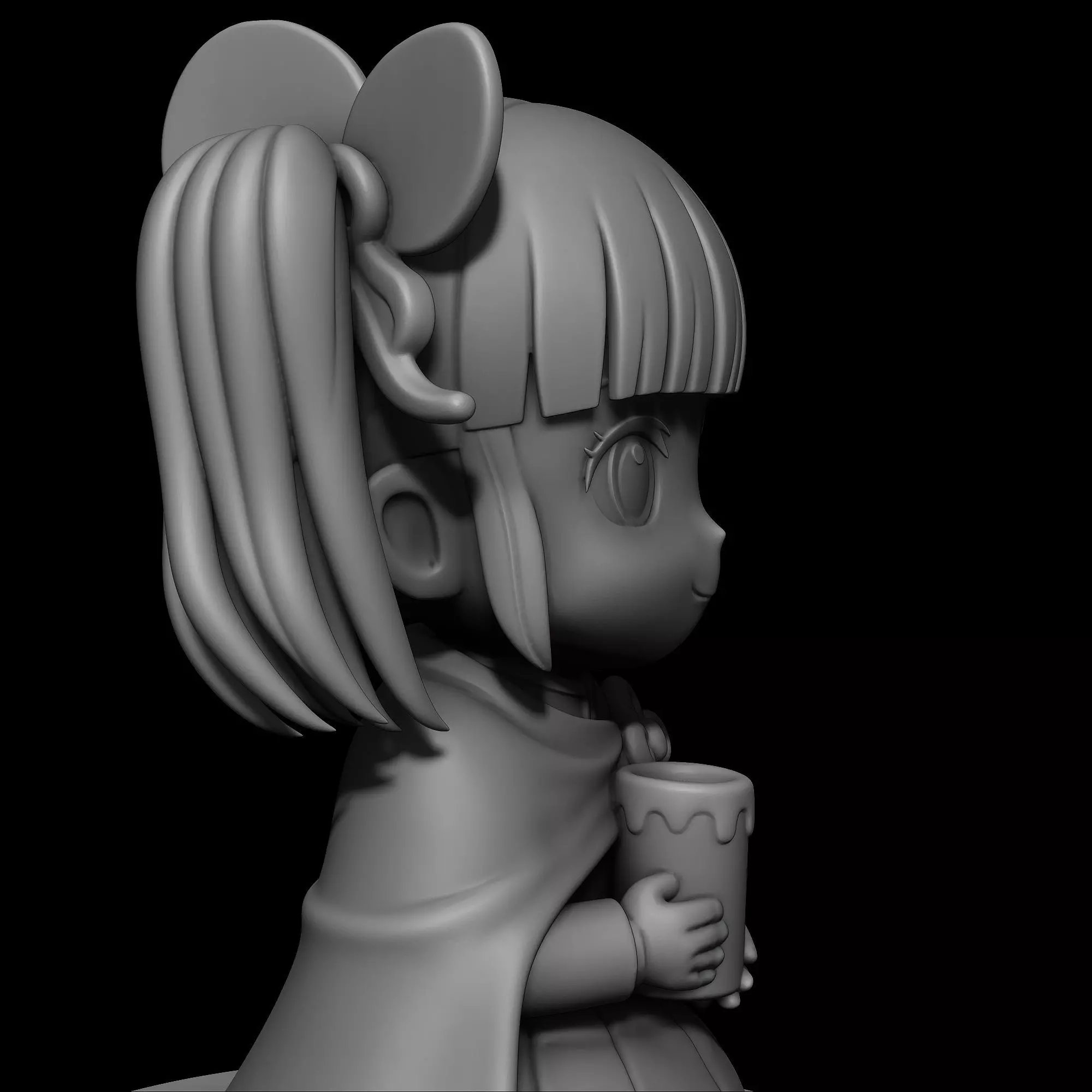 Kanao CHibi  Kimetsu no Yaiba 3D print model_4