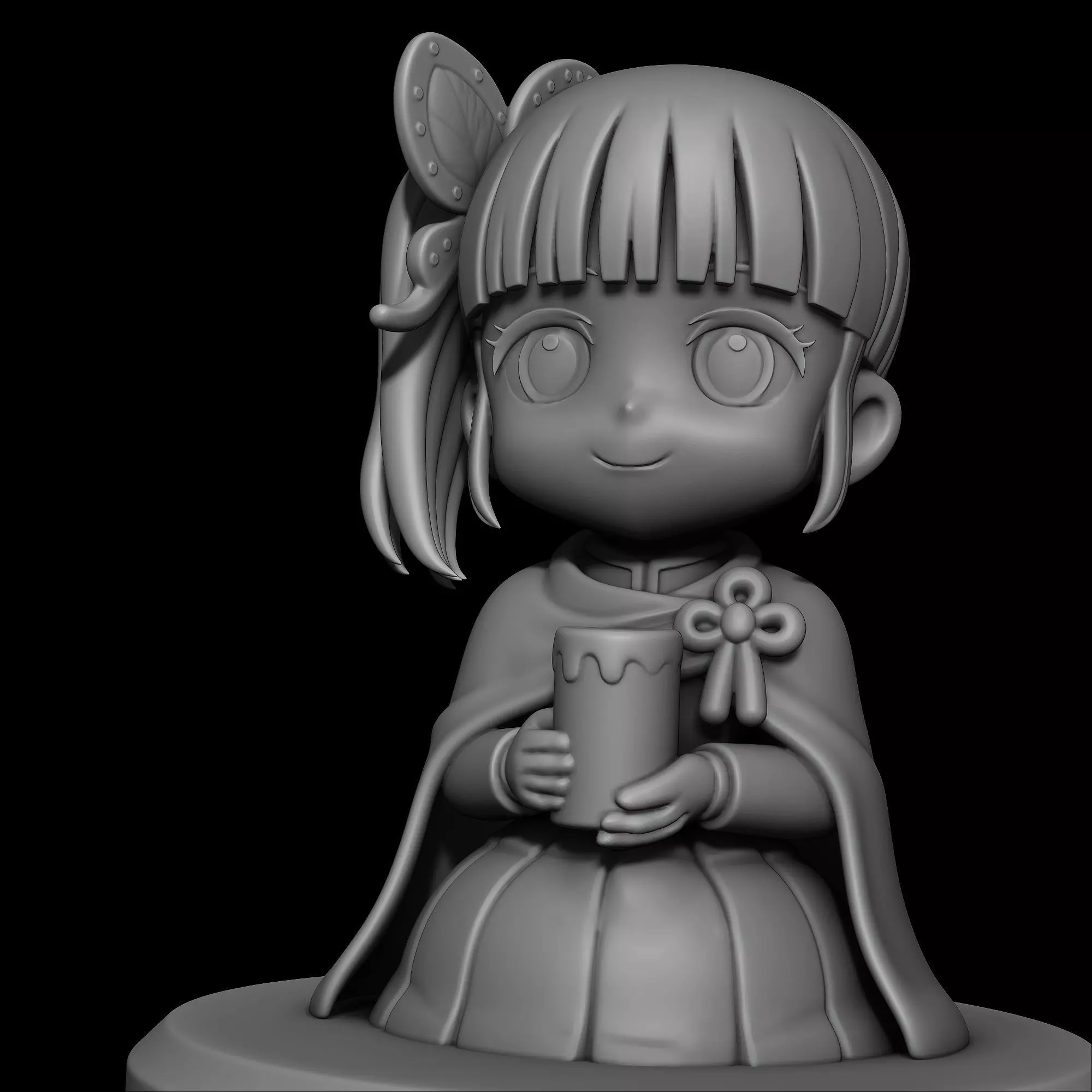 Kanao CHibi  Kimetsu no Yaiba 3D print model_3