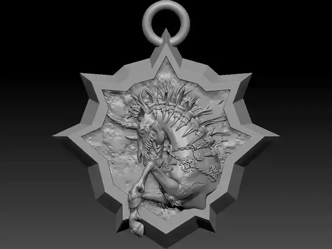 Evil Spirit Horse Pendant