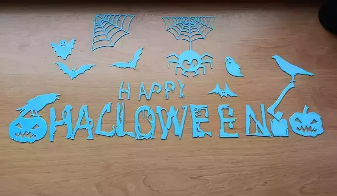Mini Halloween Decoration Set 3 STL Files for 3D Printing