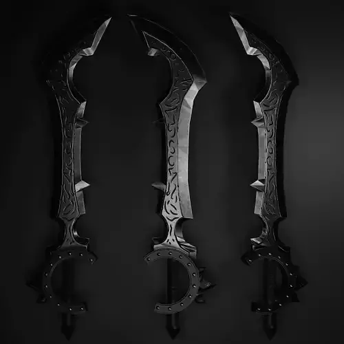 Stylized Low Poly Sword