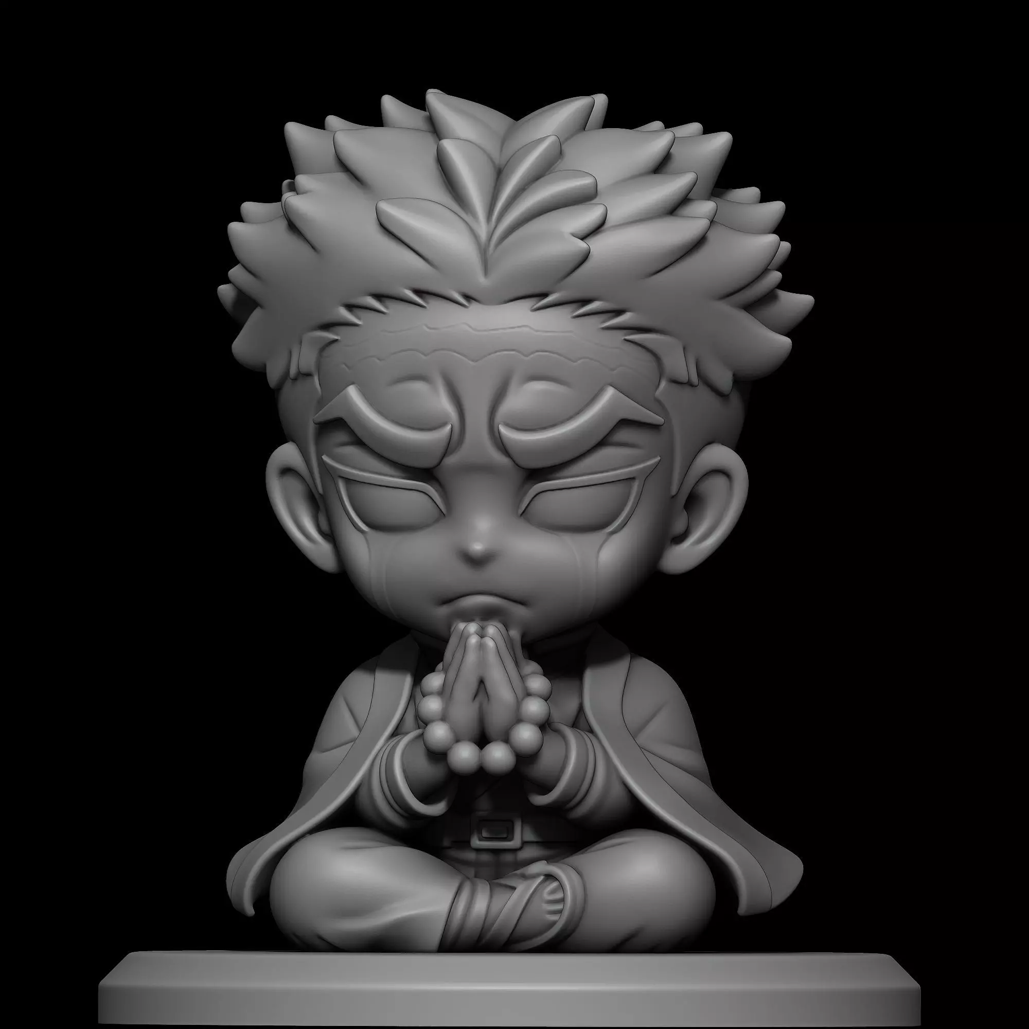 Gyomei Himejima CHibi - Kimetsu no Yaiba 3D print model_1