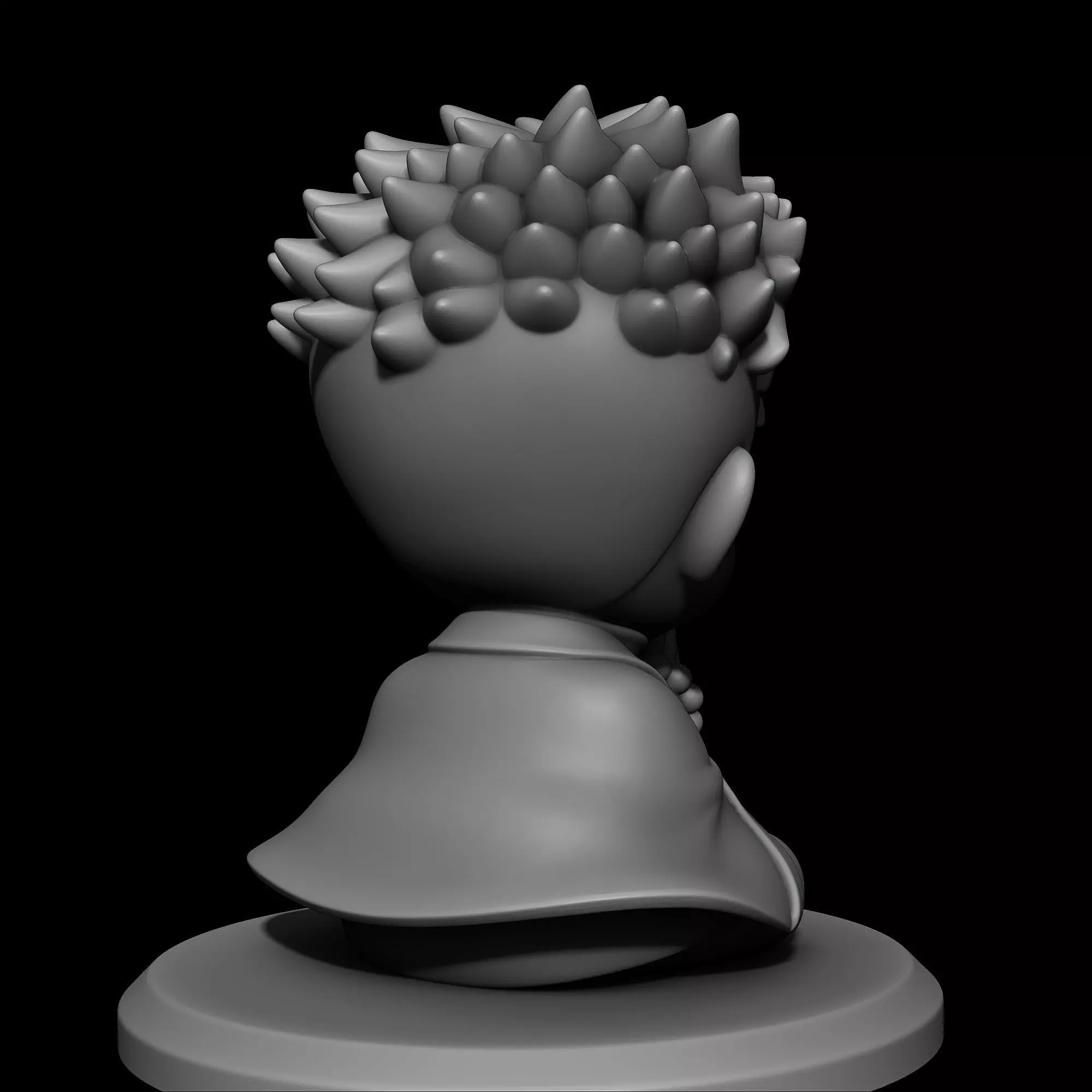 Gyomei Himejima CHibi - Kimetsu no Yaiba 3D print model_5