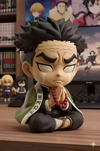 Gyomei Himejima CHibi - Kimetsu no Yaiba 3D print model