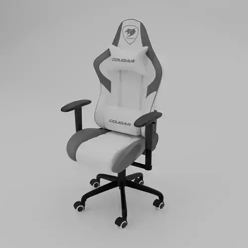 Cougar armor elite white gaming chair