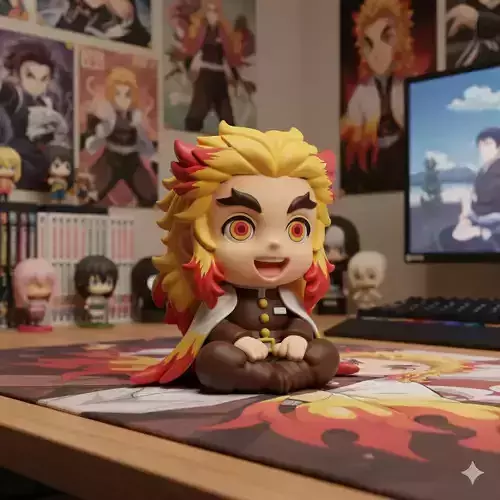 Kyojuro Rengoku CHibi - Kimetsu no Yaiba 3D print model