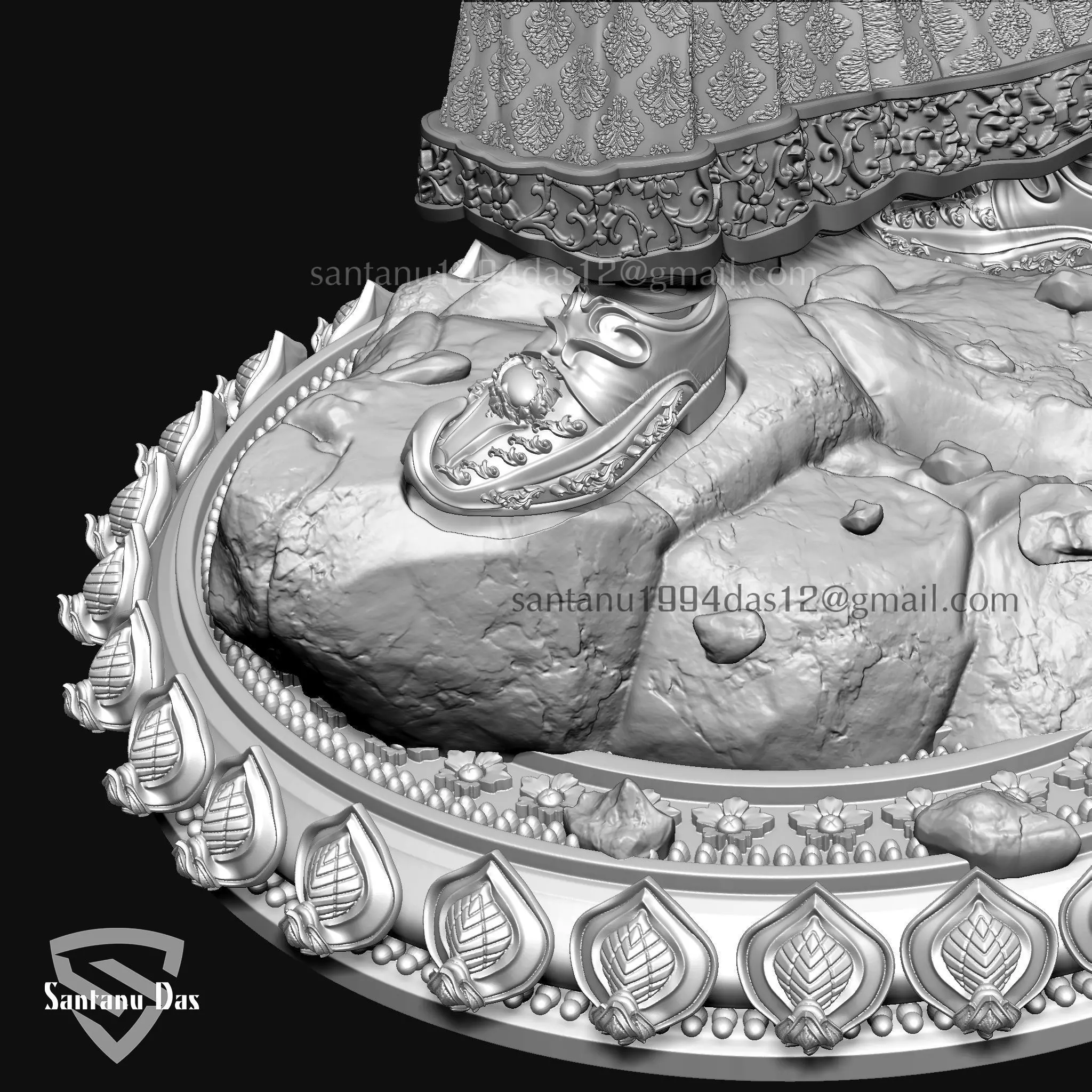 Chhatrapati Shivaji Maharaj 3dPrint 3D print model_21