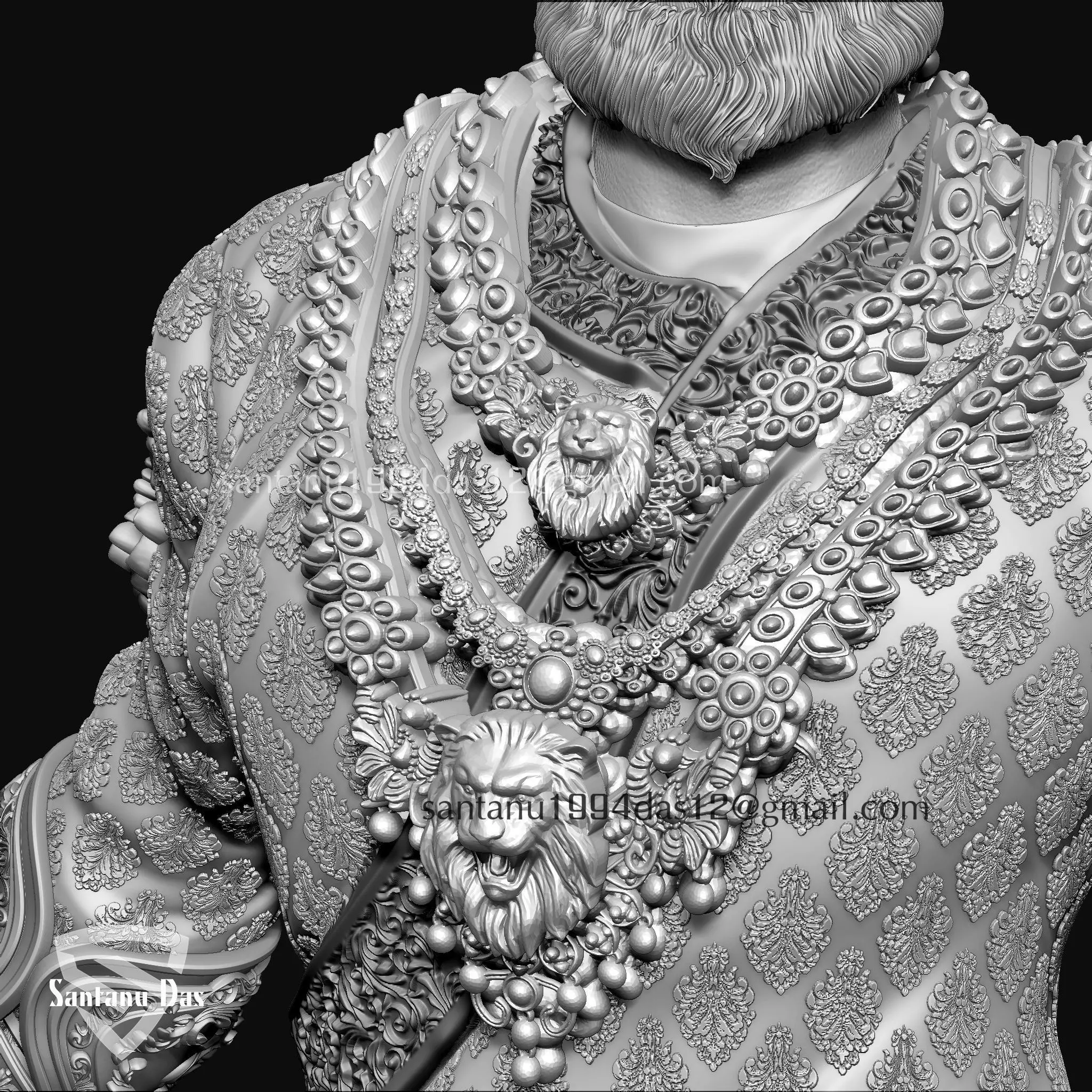 Chhatrapati Shivaji Maharaj 3dPrint 3D print model_9
