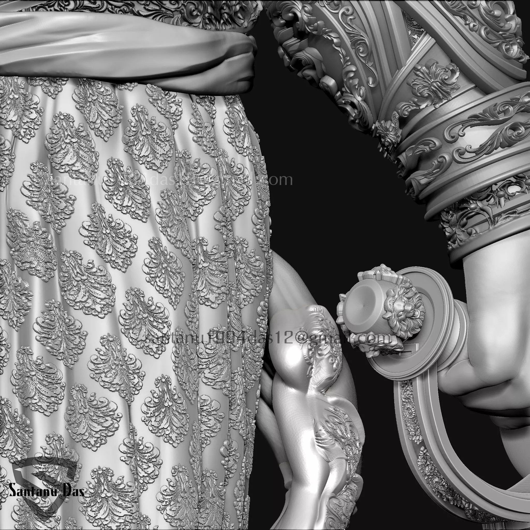 Chhatrapati Shivaji Maharaj 3dPrint 3D print model_5