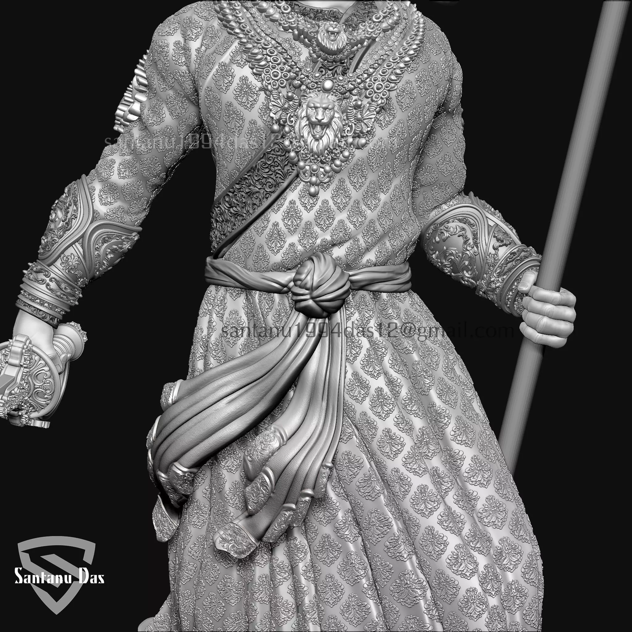 Chhatrapati Shivaji Maharaj 3dPrint 3D print model_2