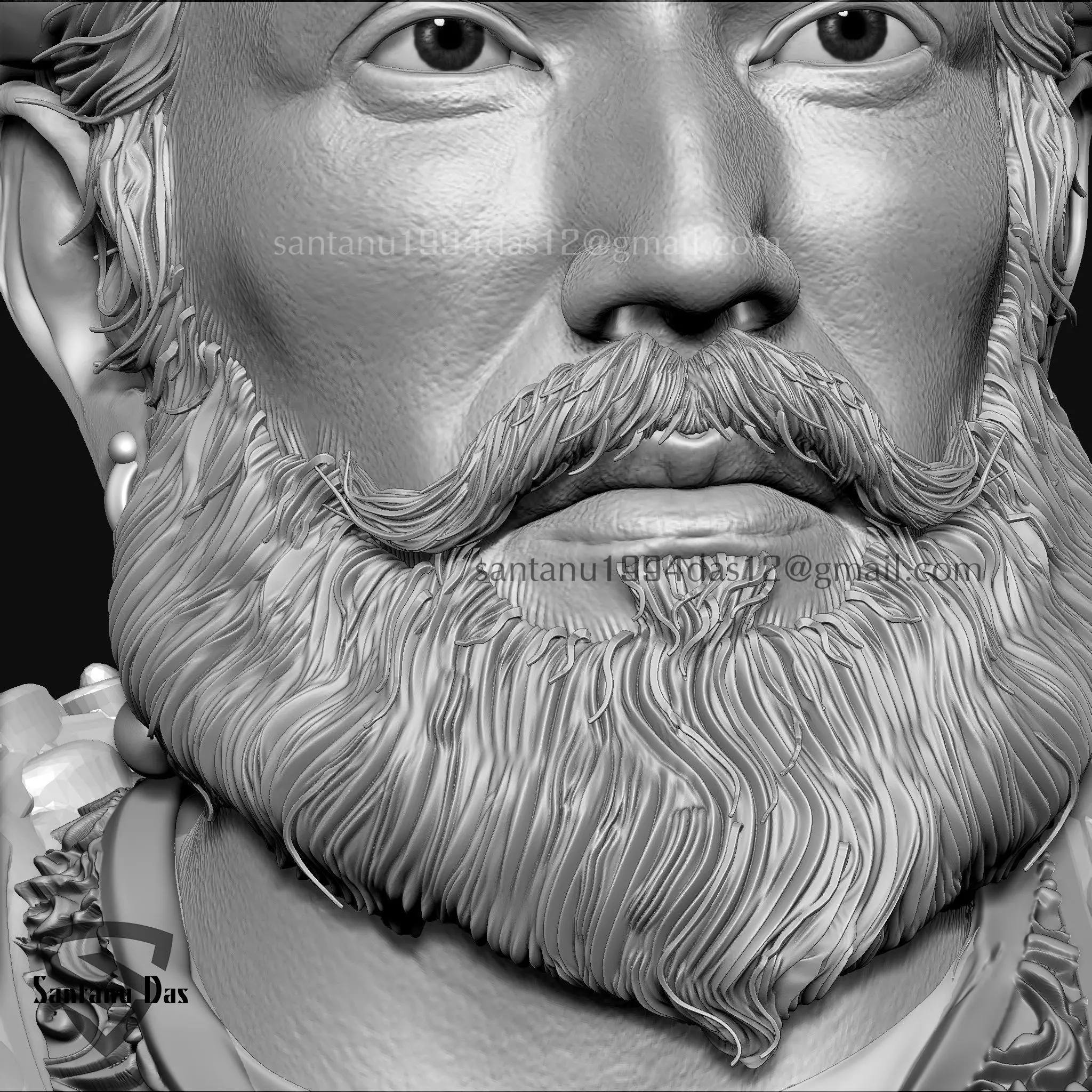 Chhatrapati Shivaji Maharaj 3dPrint 3D print model_7