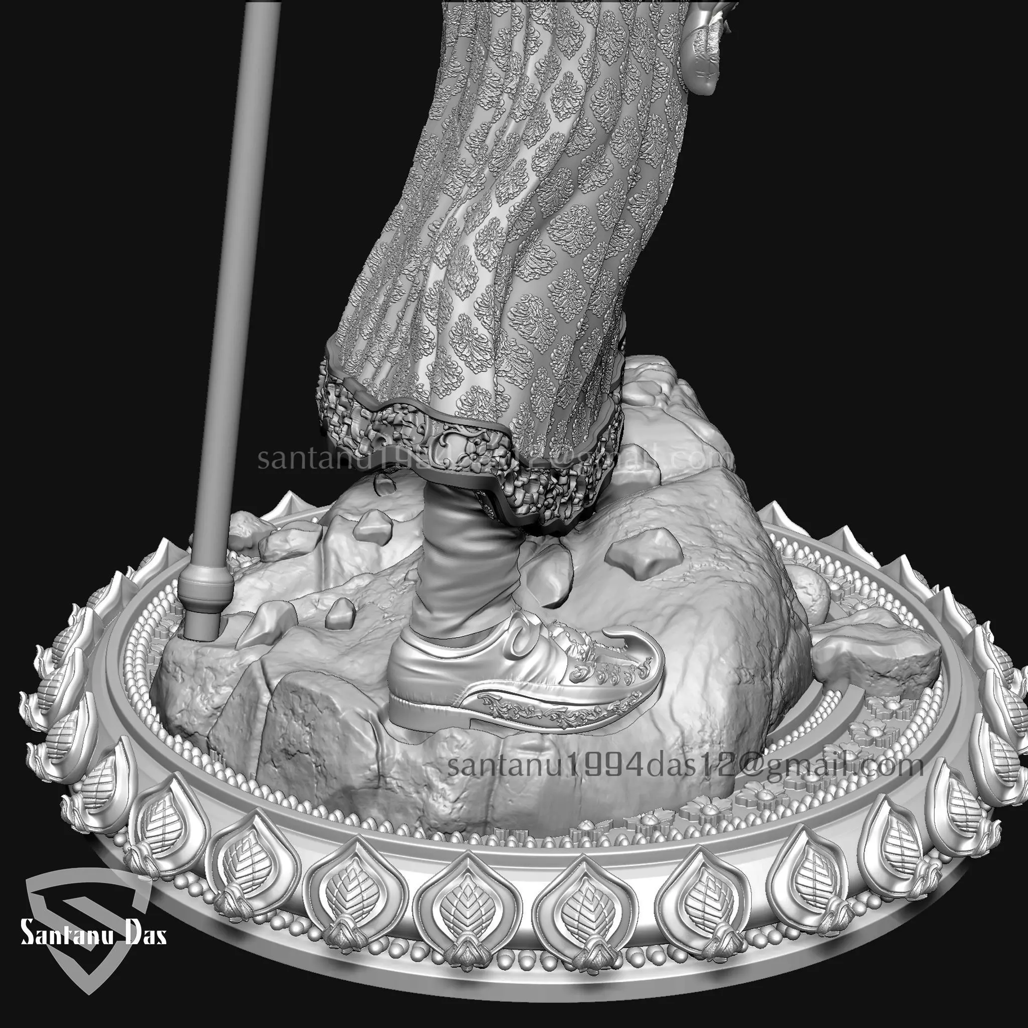 Chhatrapati Shivaji Maharaj 3dPrint 3D print model_14