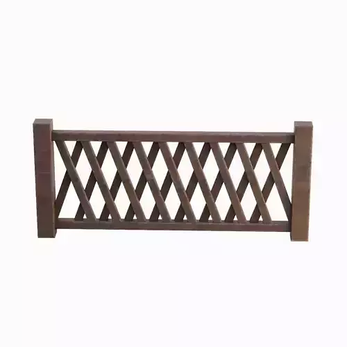 Wooden Fence B 01