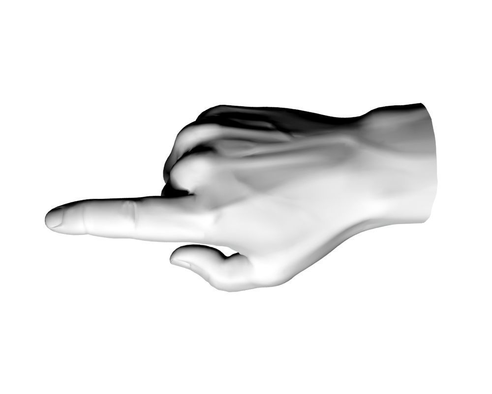 Hand Model 02 3D model_25