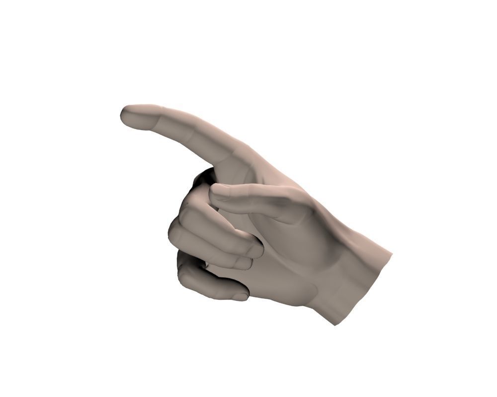 Hand Model 02 3D model_15