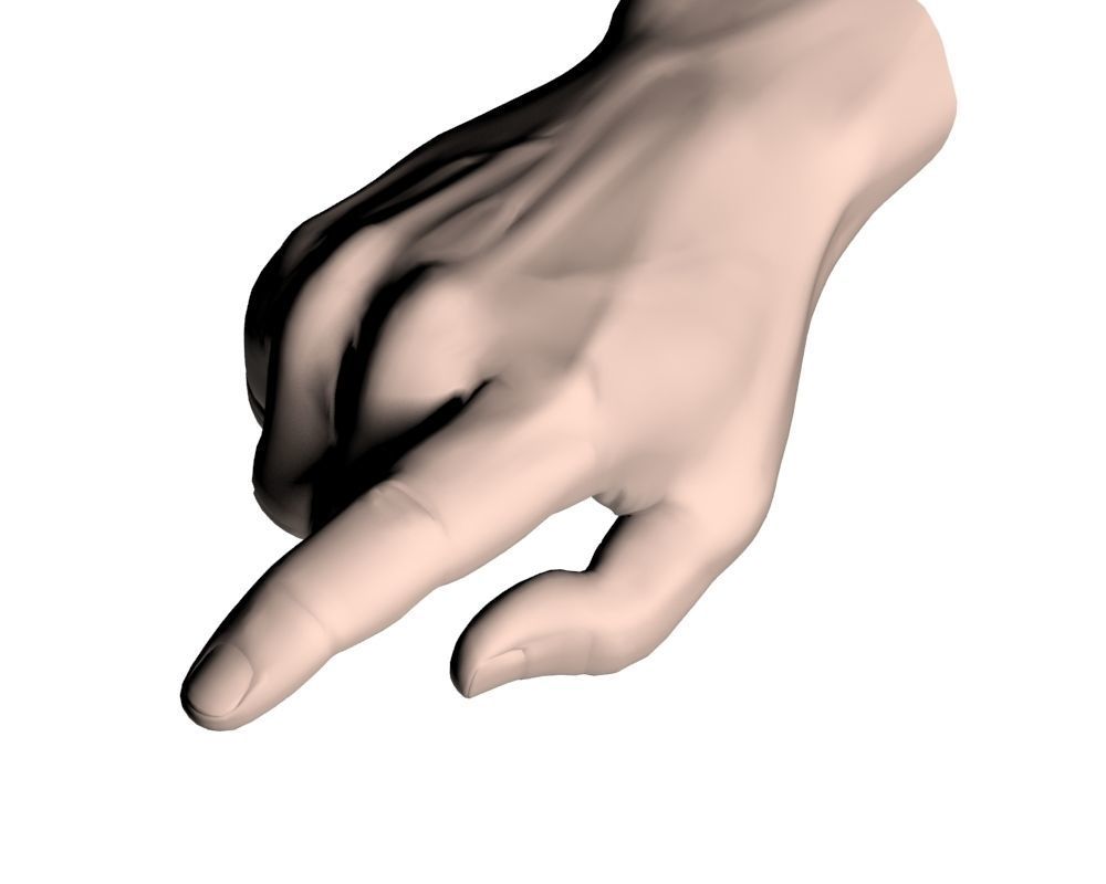 Hand Model 02 3D model_13