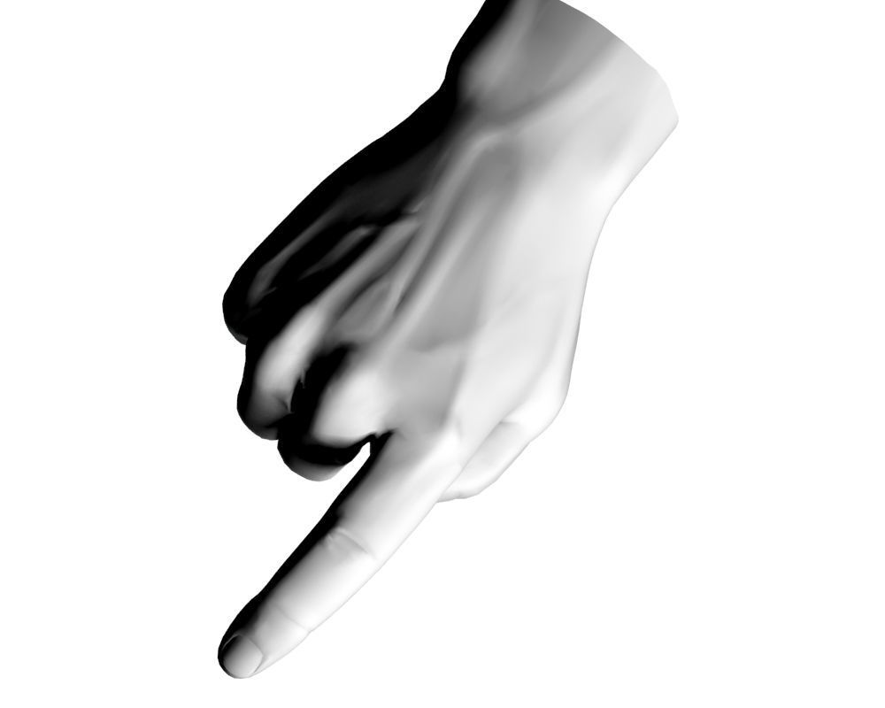 Hand Model 02 3D model_23