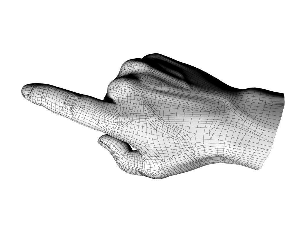 Hand Model 02 3D model_18