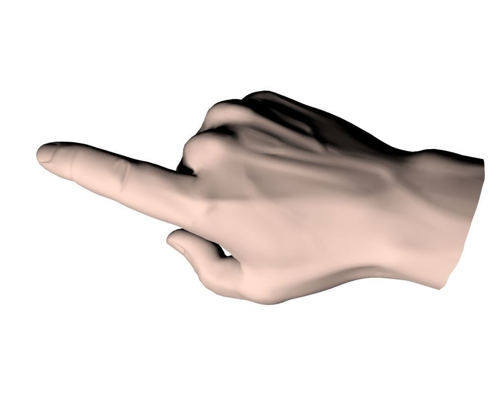 Hand Model 02 3D model_7