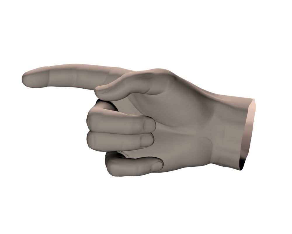 Hand Model 02 3D model_14