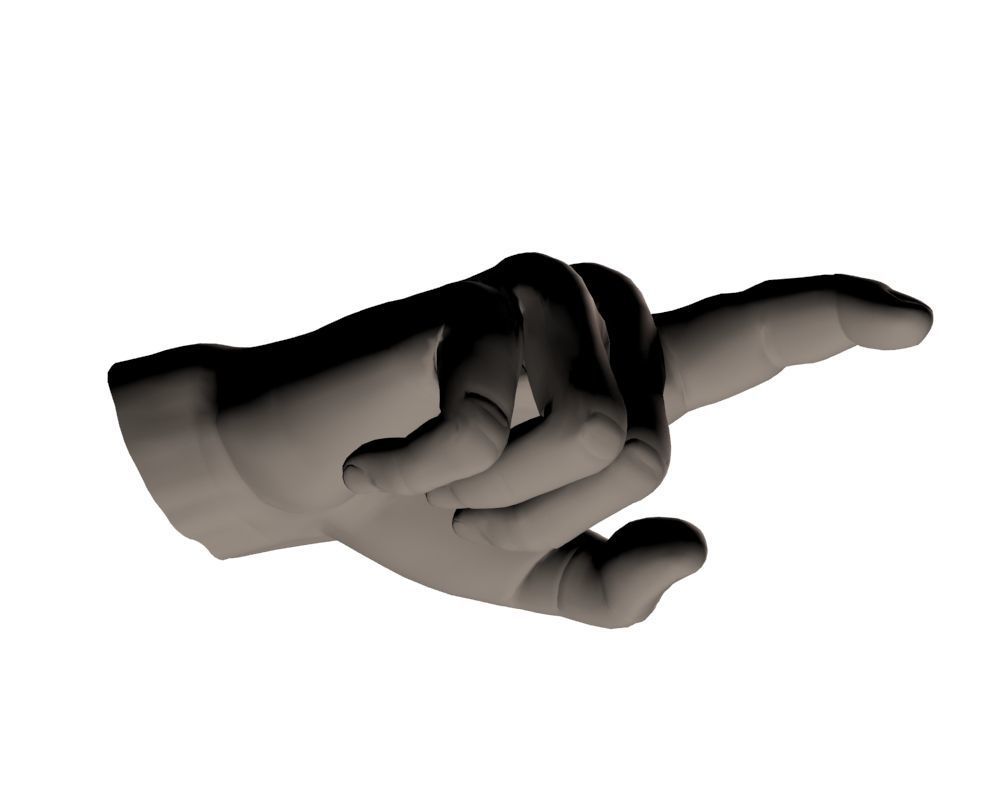 Hand Model 02 3D model_16