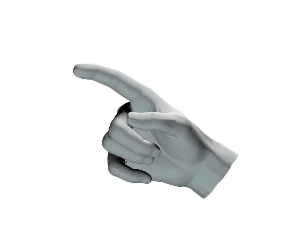 Hand Model 02 3D model_30