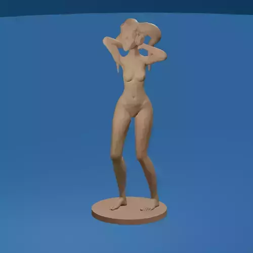 Green Head-Tail Alien Stylized Alien Pilot