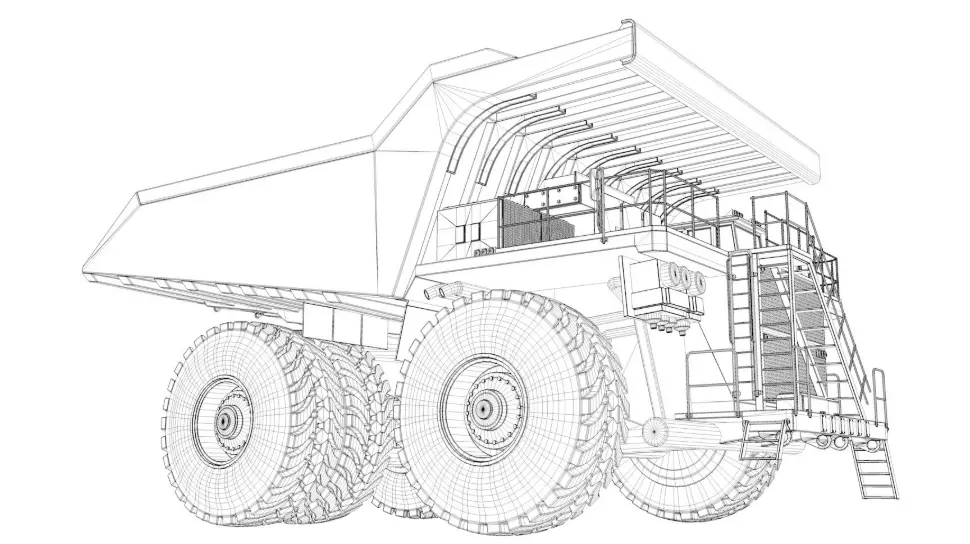 Mining Machinery Equipment Pack 3D model_21