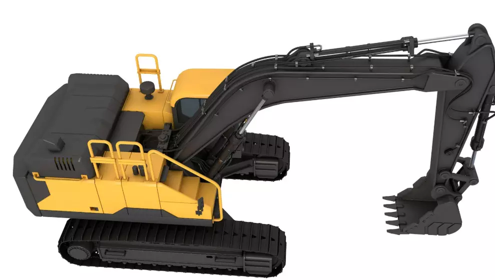 Mining Machinery Equipment Pack 3D model_14