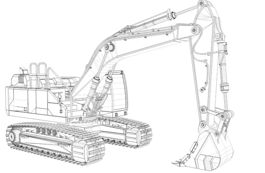 Mining Machinery Equipment Pack 3D model_20