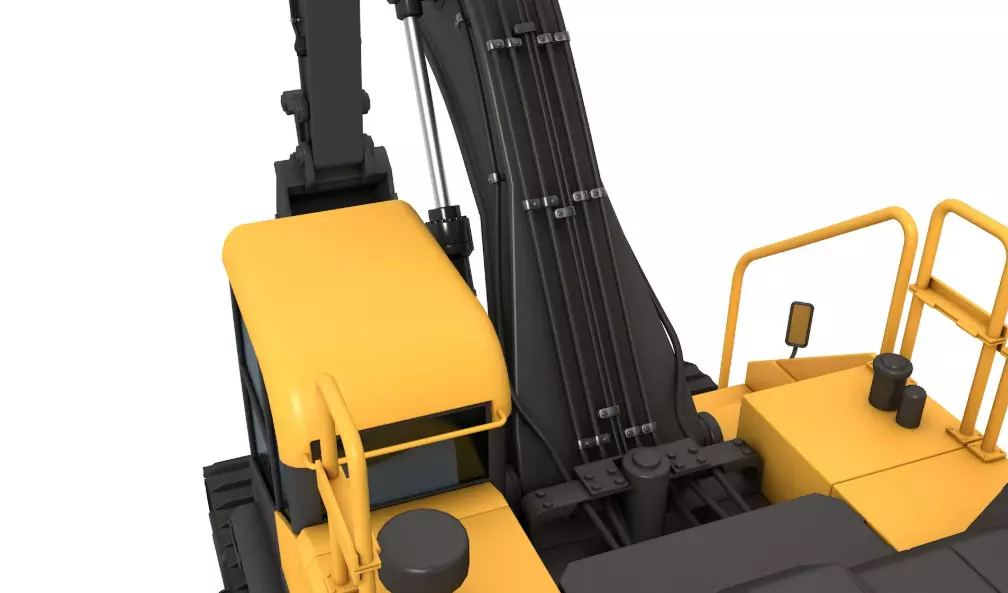 Mining Machinery Equipment Pack 3D model_10