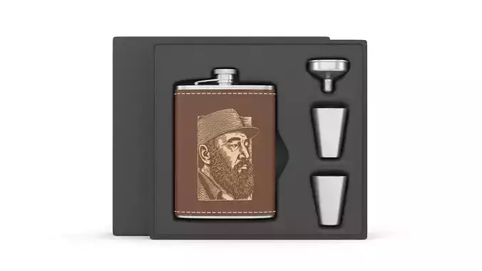 Personalized Flask Set