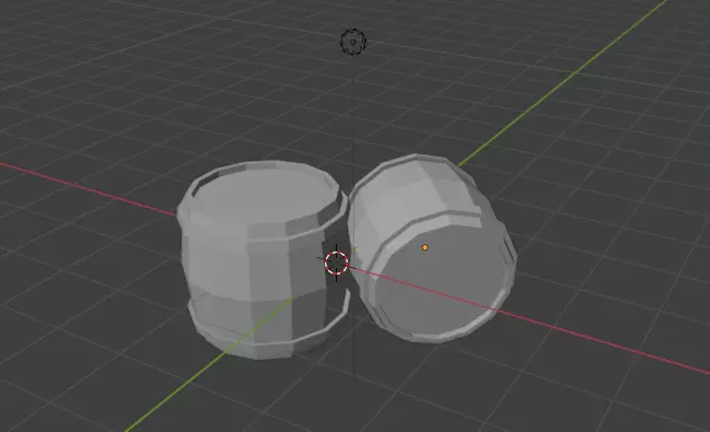 Low Poly Barrel Pack Low-poly 3D model_1
