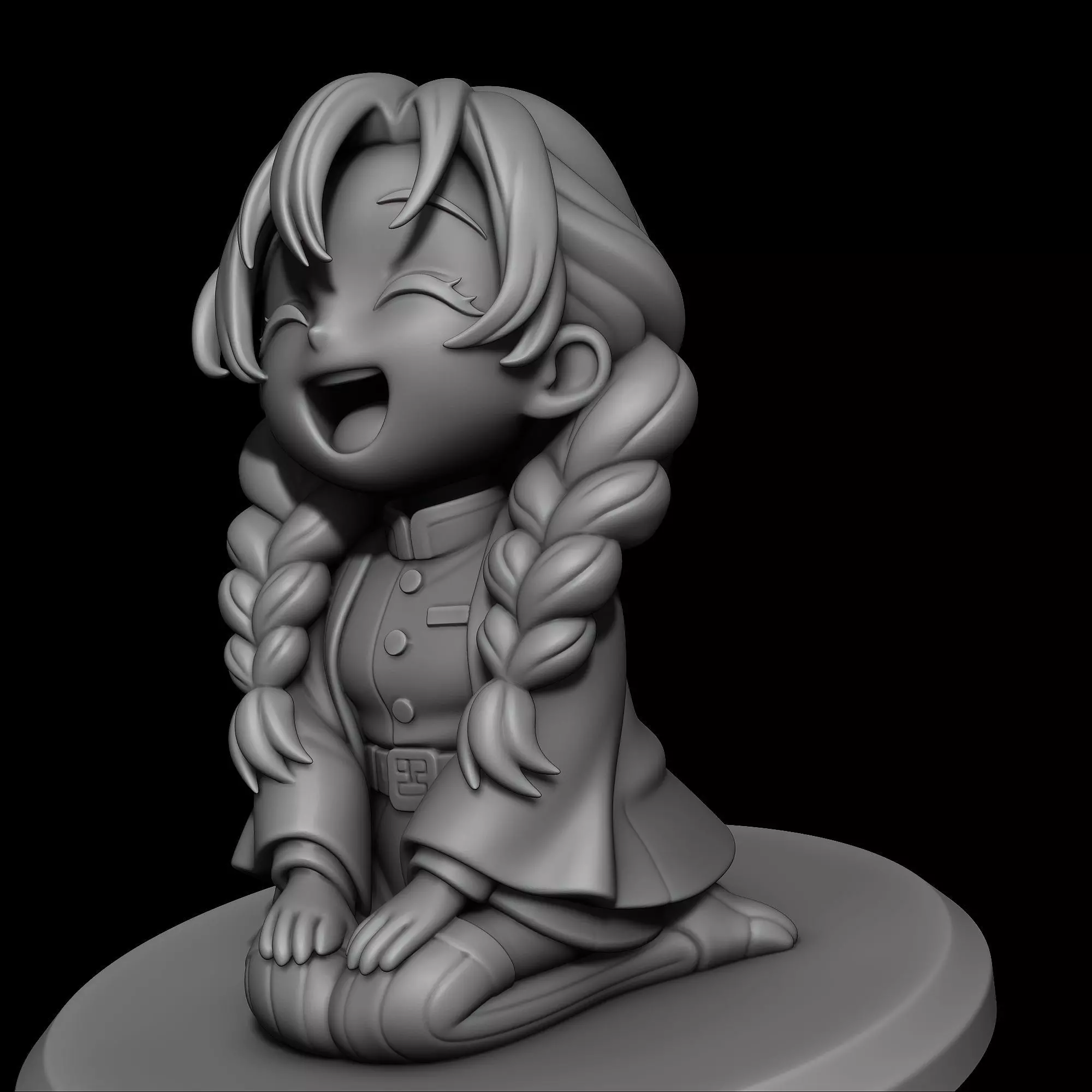 Mitsuri CHibi - Kimetsu no Yaiba 3D print model_6