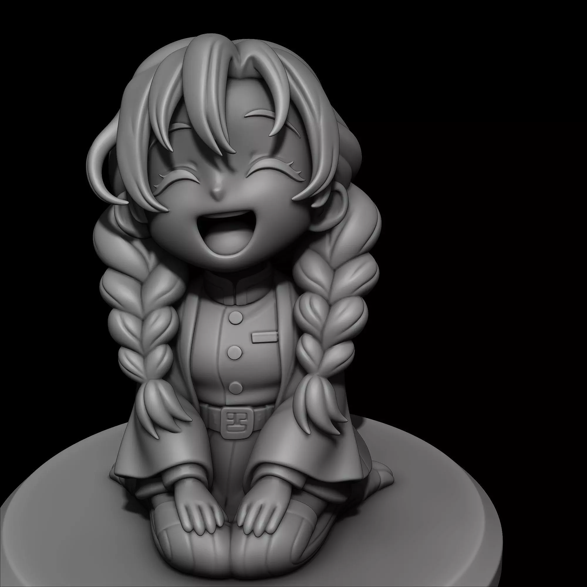 Mitsuri CHibi - Kimetsu no Yaiba 3D print model_5