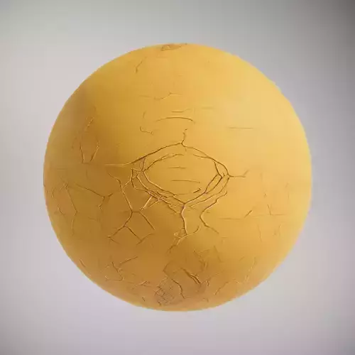 Gold Leaf Cracked HQ PBR Textures Set Texture