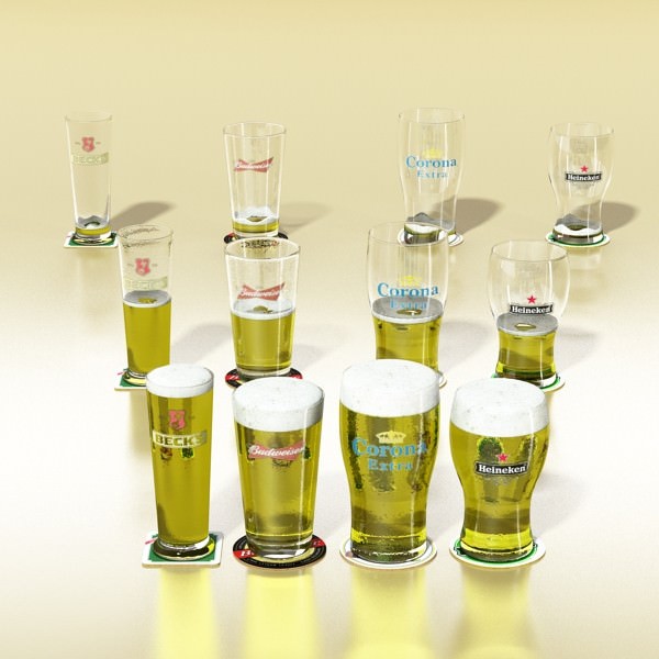 Beers - Full Collection 3D model_8