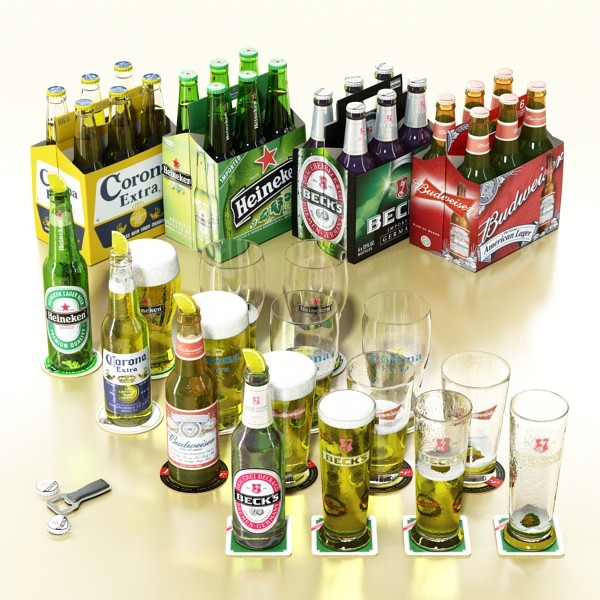 Beers - Full Collection 3D model_1