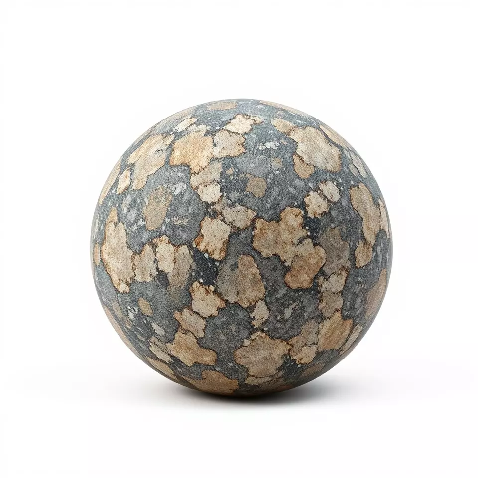 Weathered Stone Lichen HQ PBR Textures Set Texture_1