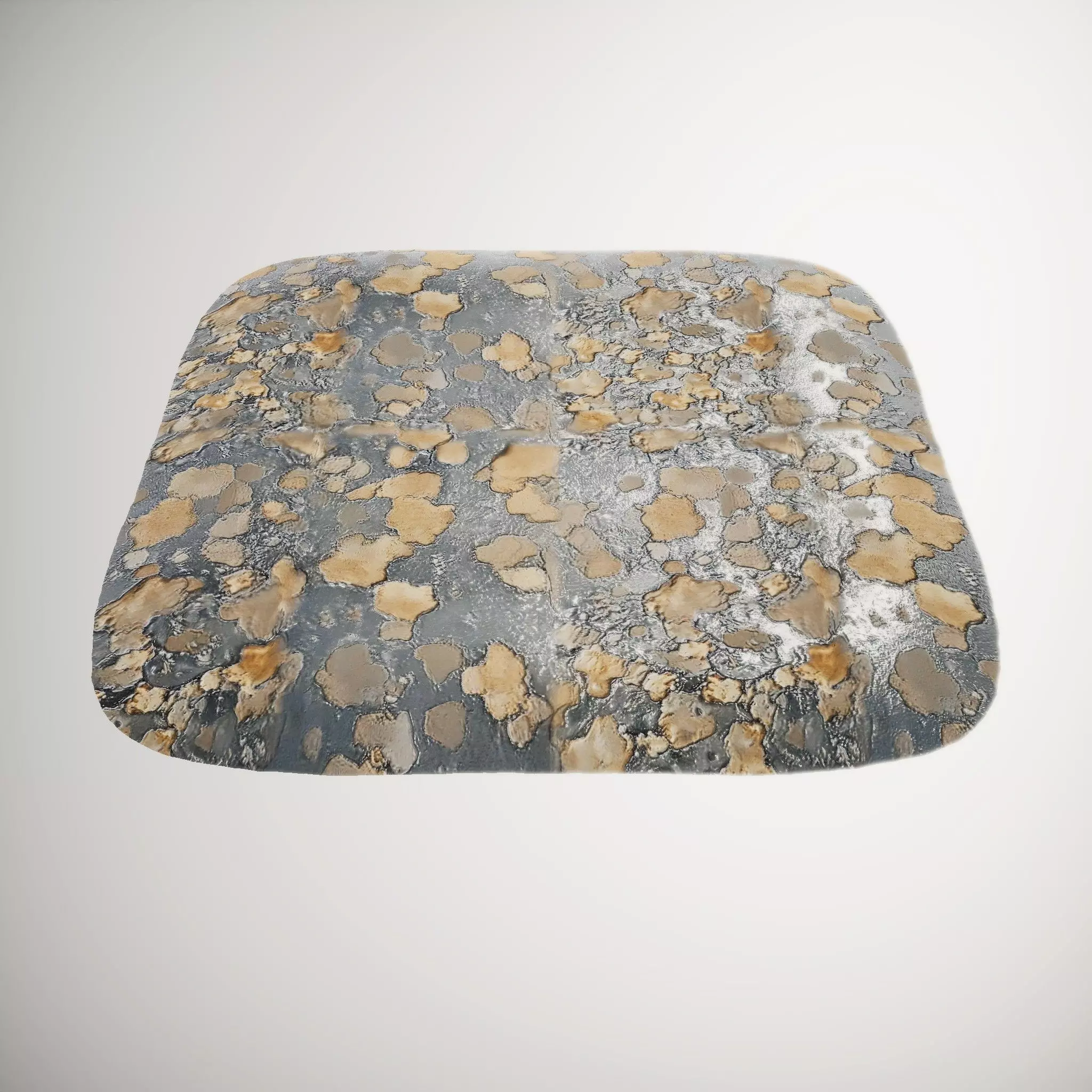 Weathered Stone Lichen HQ PBR Textures Set Texture_4